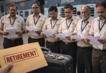 लापरवाही पड़ी भारी: भारतीय रेल ने 6 अधिकारियों को समय से पहले किया रिटायर, सिस्टम में मचा हड़कंप लापरवाही पड़ी भारी: भारतीय रेल ने 6 अधिकारियों को समय से पहले किया रिटायर, सिस्टम में मचा हड़कंप