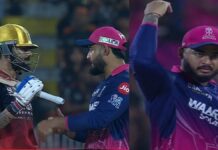 RR vs RCB: कोहली-पराग की नोक-झोंक ने मैच में भरा रोमांच ? RR vs RCB: कोहली-पराग की नोक-झोंक ने मैच में भरा रोमांच ?