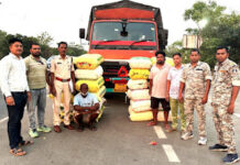 सिंघोडा पुलिस की बड़ी कार्रवाई: मशीनरी सामान की आड़ में तस्करी कर रहे 600 किलो गांजा के साथ तस्कर गिरफ्तार