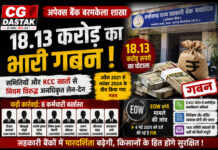 CG News: अपेक्स बैंक में 18.13 करोड़ का गबन, शाखा प्रबंधक समेत 8 कर्मचारी बर्खास्त, EOW करेगी जांच