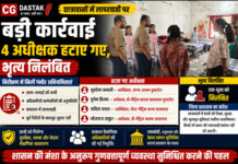 CG News: छात्रावासों में लापरवाही पर बड़ी कार्रवाई, 4 अधीक्षक हटाए गए, भृत्य निलंबित