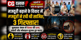 धमतरी में मछली व्यवसायी की हत्या का खुलासा: मजदूरी बढ़ाने के विवाद में मजदूरों ने रची थी साजिश, 3 गिरफ्तार