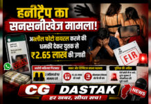 रायपुर में हनीट्रैप का मामला: अश्लील फोटो वायरल करने की धमकी देकर युवक से ₹2.65 लाख की उगाही, दो महिलाओं पर FIR
