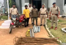 नवा रायपुर में 4 साल से सक्रिय केबल-लोहा चोर गिरोह का पर्दाफाश, 2 आरोपी गिरफ्तार