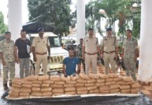 Jagdalpur News: 1 करोड़ से अधिक का 214 किलो गांजा जब्त, ओडिशा से यूपी जा रही थी खेप, एक तस्कर गिरफ्तार