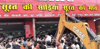 पंडरी कपड़ा मार्केट में निगम की बड़ी कार्रवाई, नाली पर किया गया अवैध कब्जा हटाया