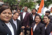 🇮🇳 तिरंगे की शान में उमड़ा अधिवक्ताओं का जोश, भाजपा विधि प्रकोष्ठ की भव्य बाइक रैली ने दिया राष्ट्रभक्ति का संदेश
