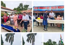 डॉ. आशीष दास ने किया ध्वजारोहण, सेजेस सरायपाली में हर्षोल्लास से मना स्वतंत्रता दिवस