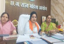 📰 रायपुर में महिला आयोग की सुनवाई: 6 प्रकरणों का निराकरण, 13 नर्सों के वेतन विवाद में FIR के निर्देश