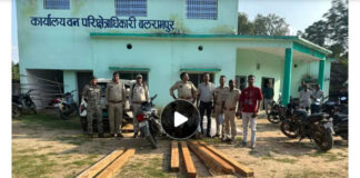 🚨 बलरामपुर में अवैध साल लकड़ी परिवहन पर वन विभाग की कार्रवाई, 2 आरोपी गिरफ्तार