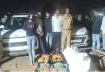 🚨 महासमुंद में गांजा तस्करी पर बड़ी कार्रवाई, 117 किलो से ज्यादा गांजा जब्त; नाबालिग समेत 4 गिरफ्तार