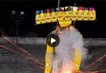 दुर्ग में 62 साल पुरानी परंपरा के साथ जला रावण, साइबर रावण दहन से दिया ऑनलाइन ठगी से बचने का संदेश