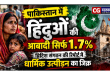 पाकिस्तान में हिंदुओं की आबादी 1.7% रहने का दावा, ब्रिटिश संगठन की रिपोर्ट में धार्मिक उत्पीड़न का जिक्र