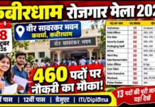कबीरधाम रोजगार मेला 2026: कवर्धा में आज 460 पदों पर भर्ती का अवसर, 10वीं-12वीं पास भी करें तैयारी
