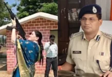 राजनांदगांव SP अंकिता शर्मा की AK-47 से हर्ष फायरिंग पर विवाद, IG ने मांगा स्पष्टीकरण